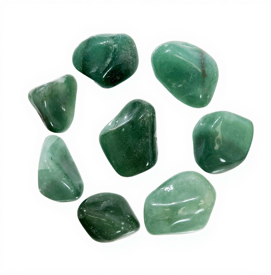 Green Aventurine Pebble Tumbled Brazil 30-55MM - Brazil