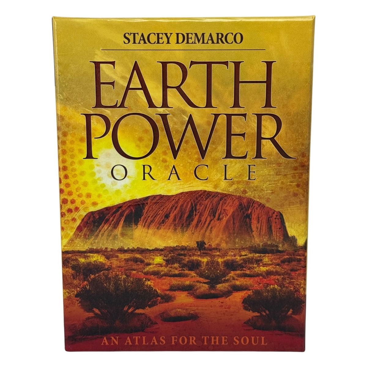 Earth Power Oracle by Stacey Demarco & Jimmy Manton – 41-card deck and 128-page guidebook featuring sacred sites and landscapes from around the world for spiritual insight.
