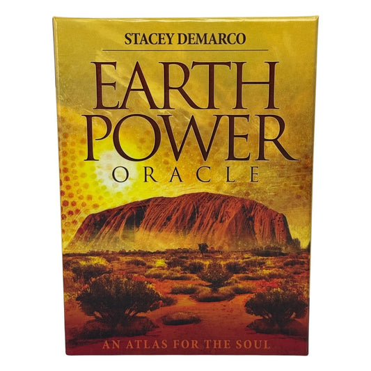 Earth Power Oracle by Stacey Demarco & Jimmy Manton – 41-card deck and 128-page guidebook featuring sacred sites and landscapes from around the world for spiritual insight.
