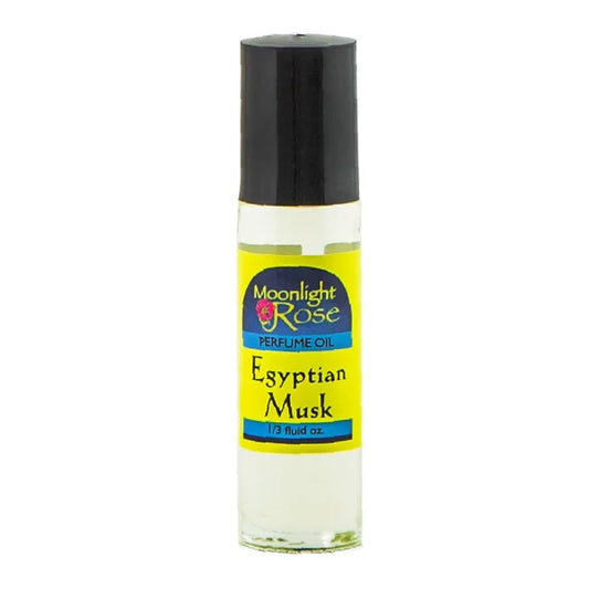 EGYPTIAN MUSK - MOONLIGHT ROSE BODY PERFUME OIL ROLL ON 1/3oz
