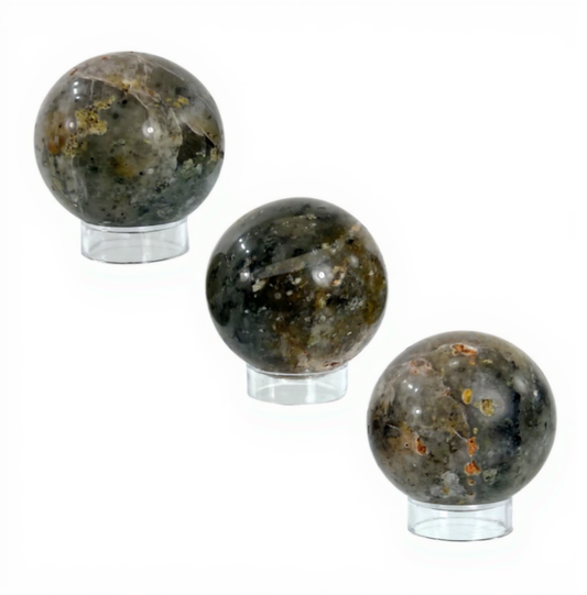 Garden Phantom Quartz With Clinochlore Sphere 50mm Approx