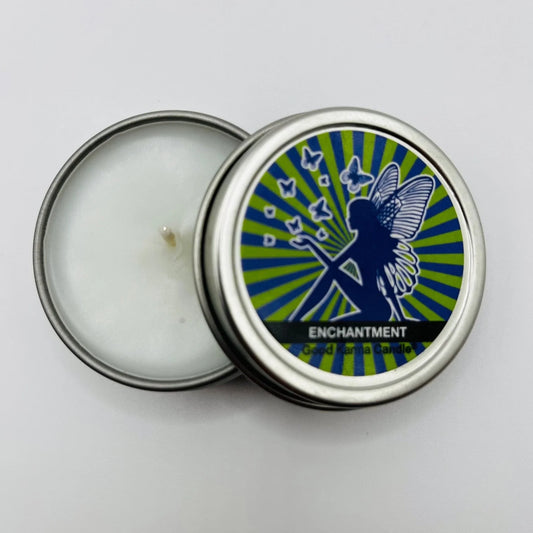 Enchantment Good Karma Candle 4oz – intention candle for magic, allure, mystery, and spiritual attraction.
