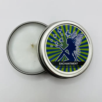 Enchantment - Fairy With Butterfly (Angel Wing Jasmine And bergamot Woods) Good Karma Candle 1oz