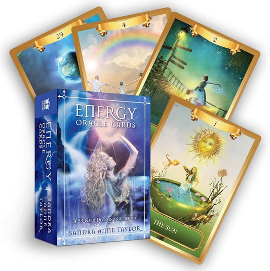 Energy Oracle Cards by Sandra Anne Taylor – a powerful deck for revealing energy patterns and spiritual guidance in your life.

