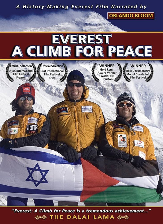 Everest: A Climb for Peace DVD – inspiring documentary capturing a spiritual mountaineering journey to the Everest summit.
