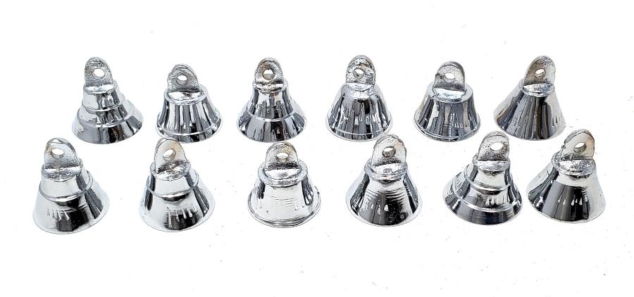 0.5" Mini Chrome Plated Brass Bell