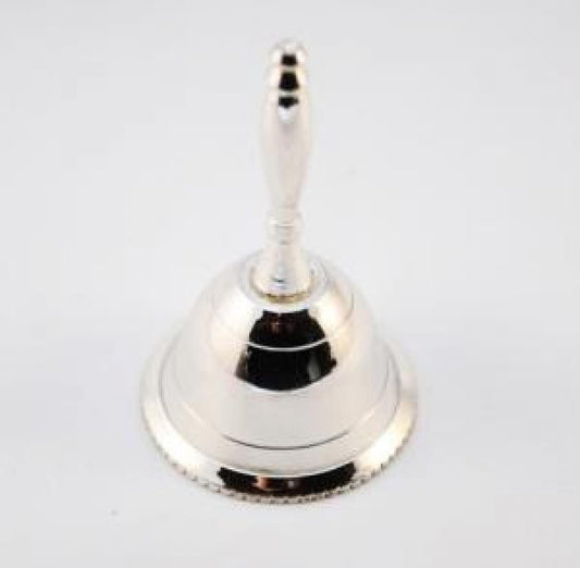 Plain Silver Plated Altar Bell - 3"H (Assorted Designs)