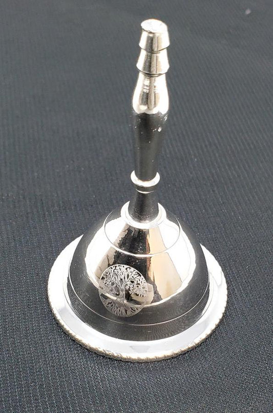 Tree of Life Silver Plated Altar Bell - 3"H