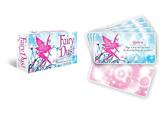 Fairy Dust Inspiration Cards – whimsical inspiration card deck sprinkled with fairy dust magic for uplifting daily reminders.
