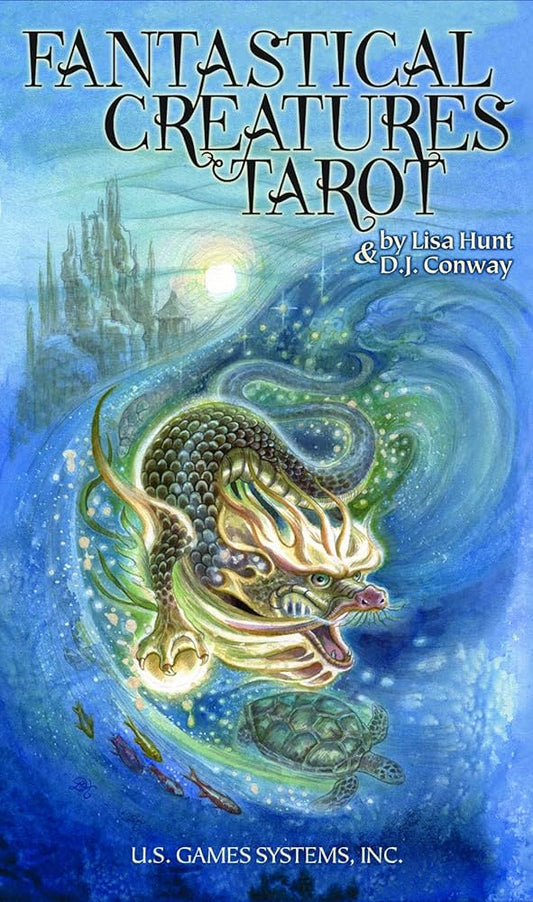 Fantastical Creatures Tarot by D.J. Conway – a mystical tarot deck featuring magical beings from myth, legend, and fantasy.
