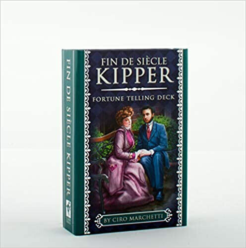 Fin de Siècle Kipper by Ciro Marchetti – Victorian-style fortune-telling deck with 39 gilded cards and augmented reality features.
