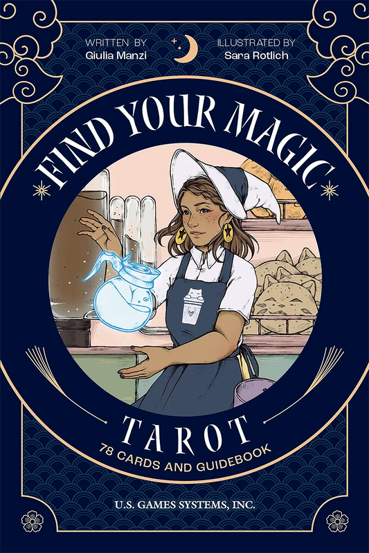 Find Your Magic Tarot – whimsical tarot deck designed to spark creativity and uncover personal empowerment through symbol-rich cards.
