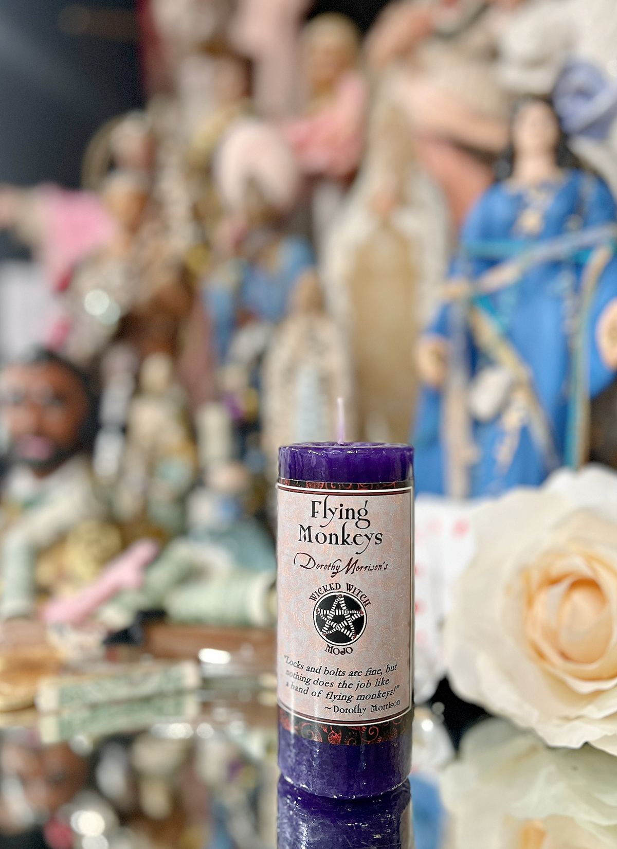 Wicked Witch Mojo Flying Monkeys Candle by Dorothy Morrison