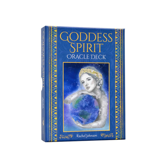 Goddess Spirit Oracle Deck by Rachel Johnson – an empowering oracle deck celebrating feminine deities and spiritual connection.
