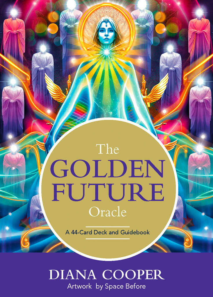The Golden Future Oracle by Diana Cooper – a radiant 44-card deck offering guidance on spiritual expansion and new beginnings.
