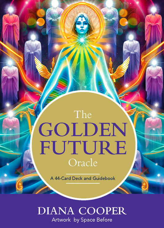 The Golden Future Oracle by Diana Cooper – a radiant 44-card deck offering guidance on spiritual expansion and new beginnings.
