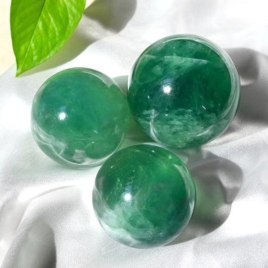 Green Fluorite Sphere 45-60mm