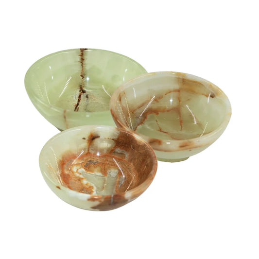 Green Onyx Bowl 3" Pakistan