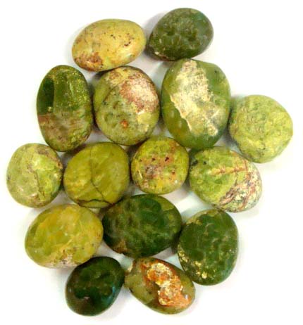 Green Opal Palmstone Gallet - Madagascar