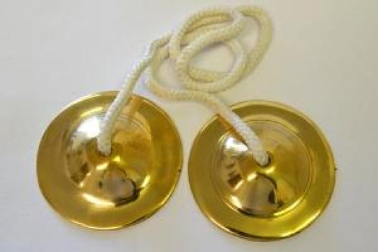 Plain Brass Cymbals Tingsha Bell 2.75"