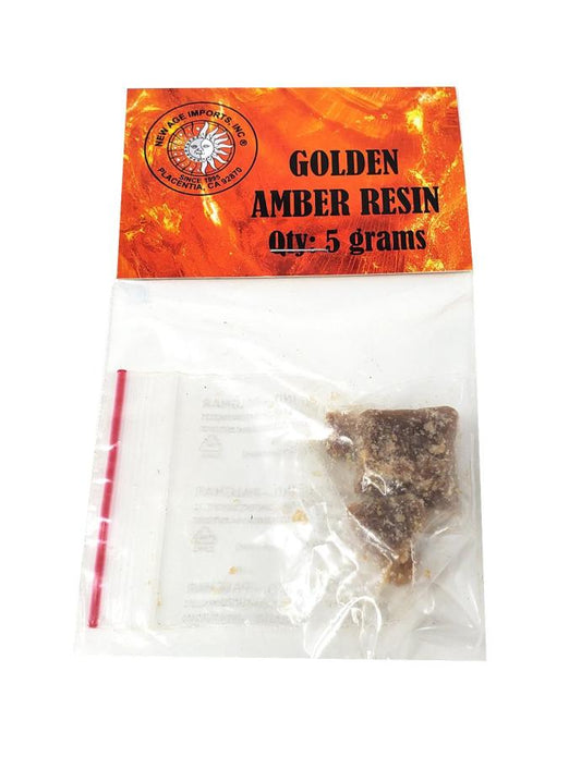 Golden Amber 5 Gram Resin Incense