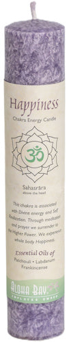 Happiness - Chakra Pillar Energy Scented Candle