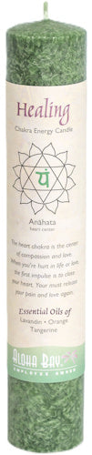 Healing- Chakra Pillar Energy Scented Candle