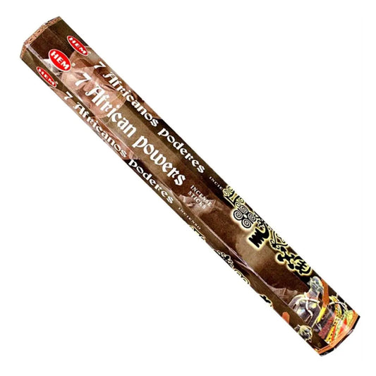 HEM 7 African Powers Incense Sticks – powerful blend inspired by African deities to invoke strength and protection.
