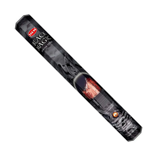 HEM Black Magic Incense Sticks – mysterious and enchanting fragrance perfect for rituals and spiritual work.
