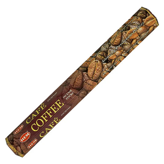 HEM Coffee Incense Sticks – rich, invigorating coffee aroma that energizes and awakens your senses.
