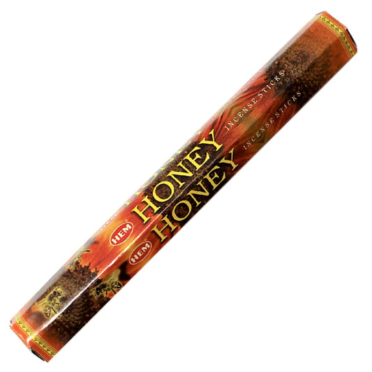 HEM Honey Incense Sticks – sweet, warm honey fragrance that creates a comforting and inviting atmosphere.
