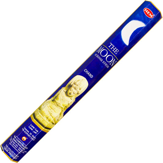 HEM Precious Moon Incense Sticks – mystical fragrance inspired by the moon to enhance intuition and calm.
