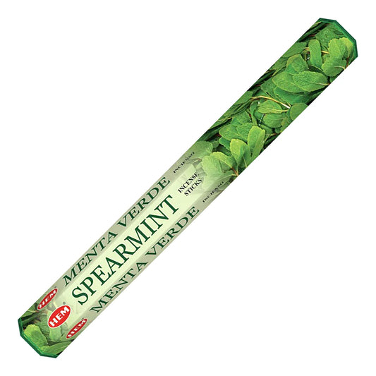 HEM Spearmint Incense Sticks – fresh, invigorating spearmint scent that energizes and refreshes your space.
