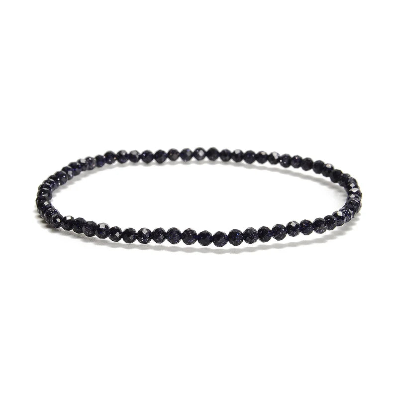 Hematite Faceted 4mm Beaded Bracelets