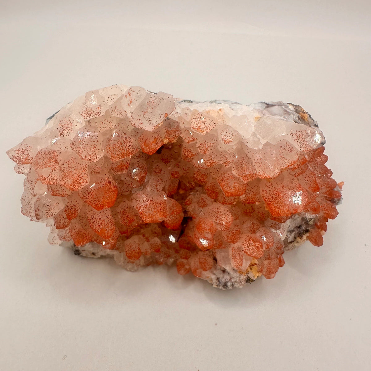 Quartz With Hematite Cluster Minerals Specimens