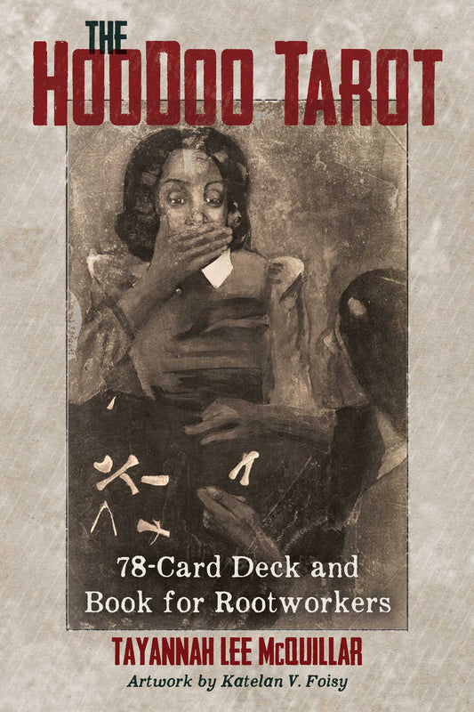 The Hoodoo Tarot by Tayannah Lee McQuillar & Katelan V. Foisy – A 78-card deck and 160-page guidebook rooted in the American Hoodoo tradition, featuring full-color artwork and in-depth card meanings.

