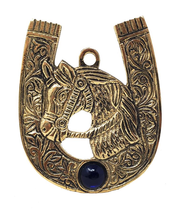 Evil Eye Hanging Horseshoe 4"x3.25"
