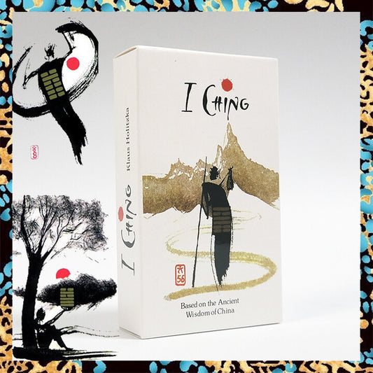 I Ching Holitzka Deck by Klaus Holitzka – A 64-card divination deck inspired by the ancient Chinese I Ching, featuring delicate watercolor artwork and traditional hexagrams. Created by Klaus Holitzka and published by U.S. Games Systems.
