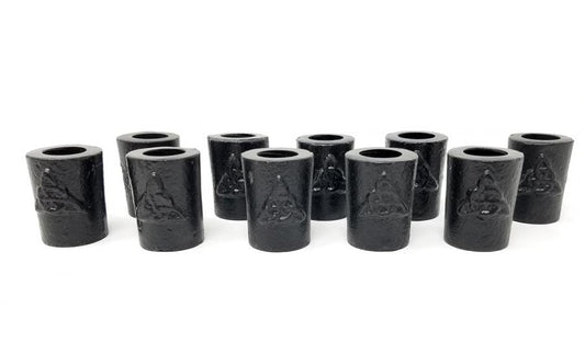 Triquetra Cast Iron CHIME Candle Holder 1.25"H x 1"W