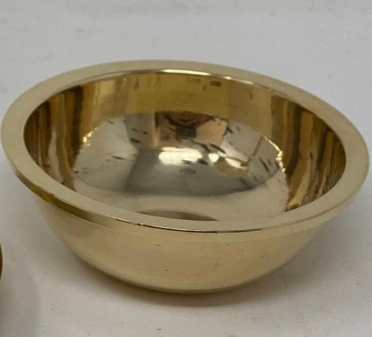 Brass Altar Bowl / Resin Burner 2" D x 0.75"H