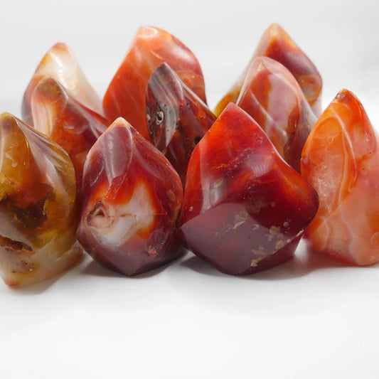 Carnelian Flame Cut Base Madagascar