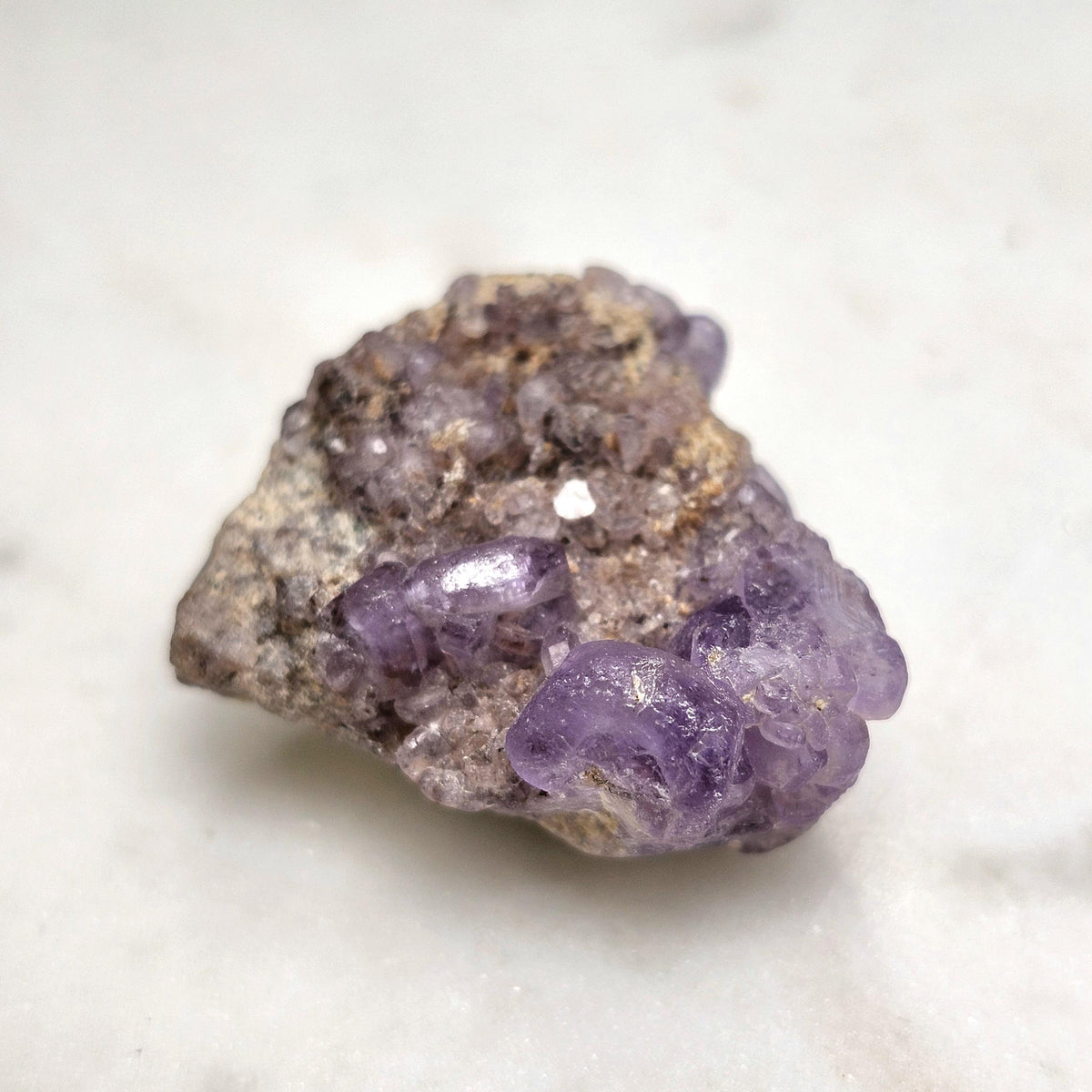 Purple Apatite Cluster Specimens 1" Approx