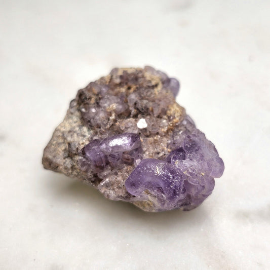 Purple Apatite Cluster Specimens 1" Approx