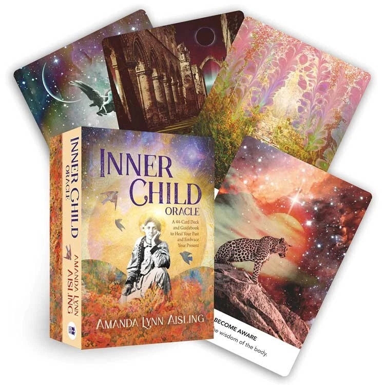 Inner Child Oracle by Amanda Lynn Aisling – a beautifully illustrated oracle deck designed to guide you through healing, self-discovery, and reconnecting with your inner child.
