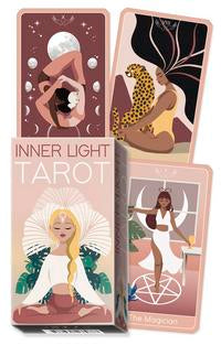 Inner Light Tarot Deck by Serena Borsella – a spiritual tarot deck exploring inner guidance, healing, and self-awareness.
