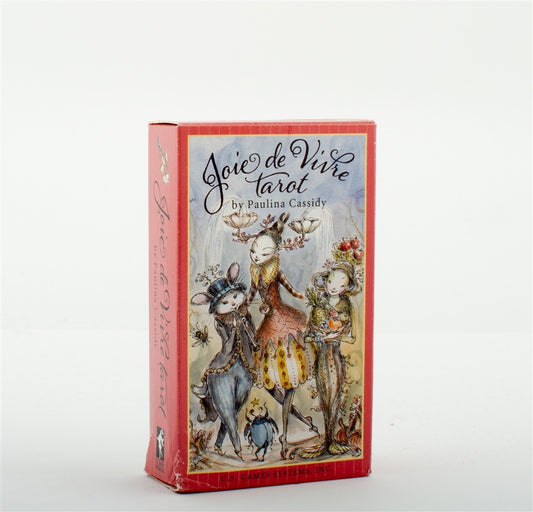 Joie de Vivre Tarot by Paulina Cassidy – whimsical tarot deck featuring charming characters and vibrant illustrations that inspire joy and creativity.
