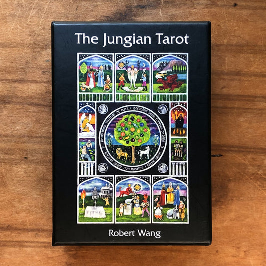 The Jungian Tarot Deck by Robert Wang – 78-card deck featuring Jungian archetypes, mandalas, and family roles, designed for meditation and active imagination.
