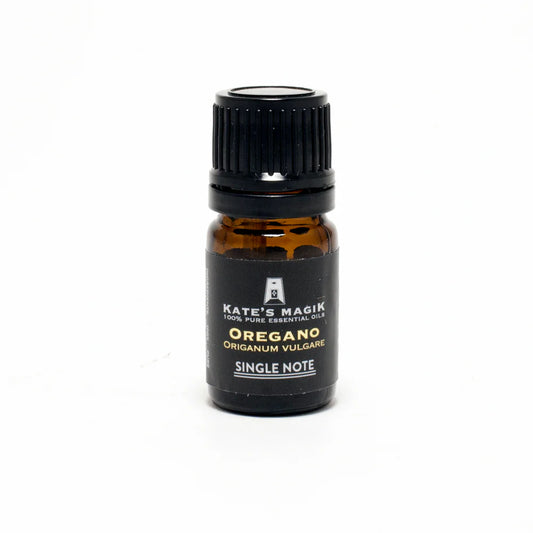 Kate's Magik Oregano Single Note Pure Essential Oil – strong herbal aroma for immune support, purification, and natural vitality.
