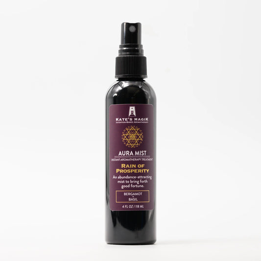 Kate's Magik Rain of Prosperity – abundance oil blend crafted to attract wealth, success, and positive financial energy.
