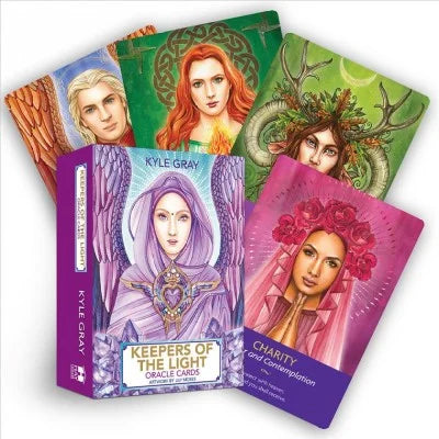 Keepers of the Light Oracle Cards by Kyle Gray – a 45-card deck connecting you to spiritual masters, angels, and divine guides.

